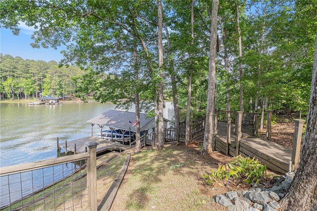 370 David Williams Rd, Sparta, GA 31087 - dock area featuring a water view