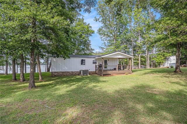370 David Williams Rd, Sparta, GA 31087 - view of yard with a deck and cooling unit