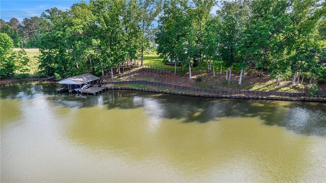 370 David Williams Rd, Sparta, GA 31087 - view of water feature featuring a boat dock