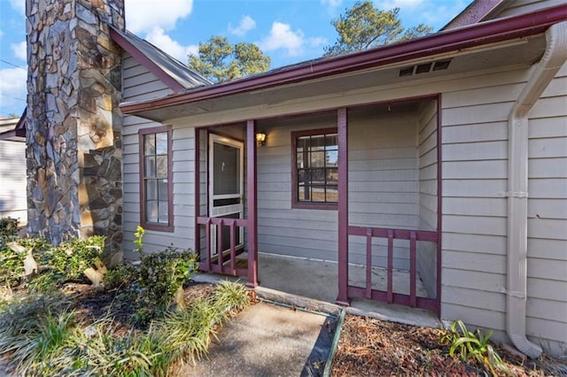 view of entrance to property