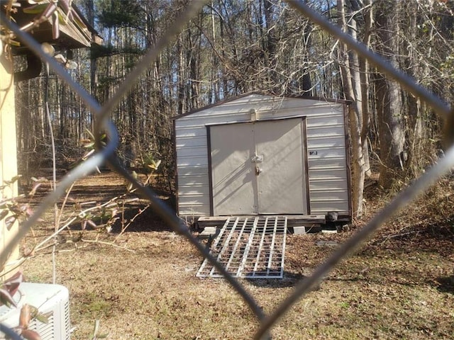 view of outbuilding