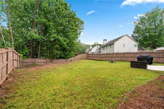 view of yard