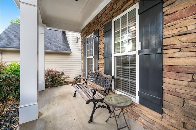 view of patio / terrace featuring a porch