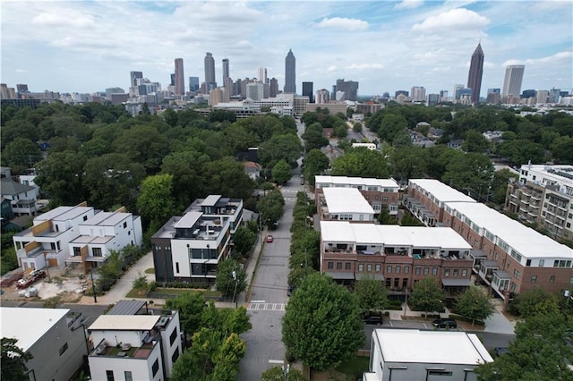 647 E Ave NE, Atlanta, GA 30312 - bird's eye view with a city view