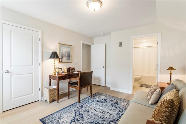 15 Lakeside Way, Cartersville, GA 30121 - home office featuring light wood-style floors and baseboards