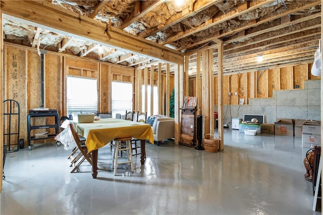 15 Lakeside Way, Cartersville, GA 30121 - dining space with concrete floors