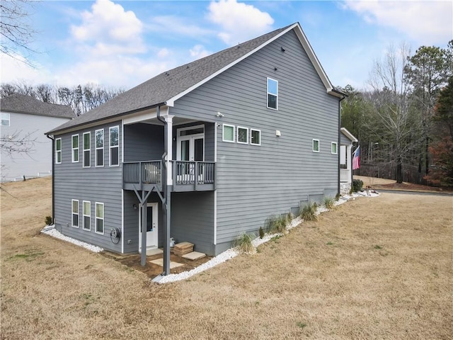 15 Lakeside Way, Cartersville, GA 30121 - back of property with a yard and a balcony