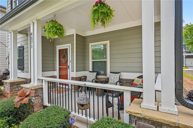 4571 Academy St, Acworth, GA 30101 - property entrance featuring a porch
