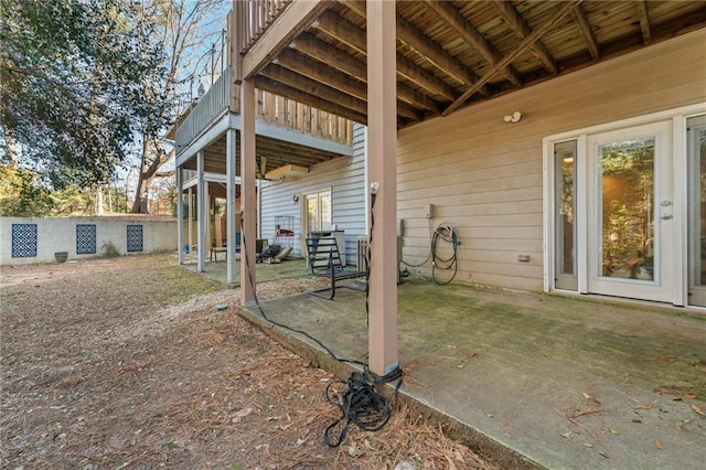 view of patio