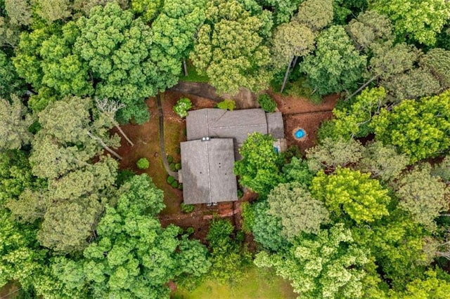 aerial view of property's location