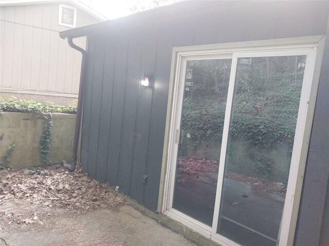 exterior space featuring visible vents