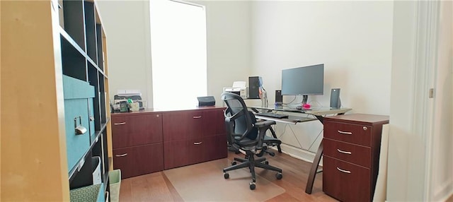2962 Girard Ln, Duluth, GA 30097 - office area with light wood-style flooring
