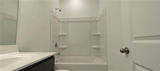 2962 Girard Ln, Duluth, GA 30097 - full bath featuring vanity, bathtub / shower combination, and toilet