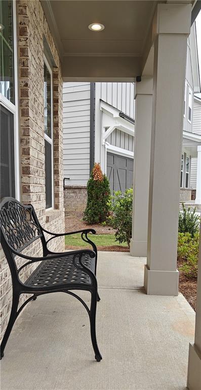 2962 Girard Ln, Duluth, GA 30097 - view of patio with covered porch
