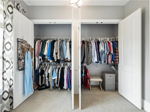 view of closet