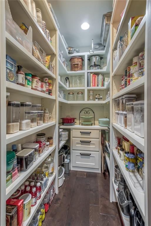 view of pantry