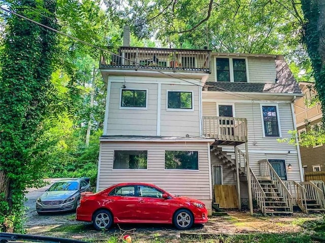 view of rear view of house