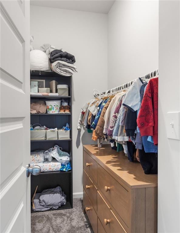 187 Lyndhurst Dr, Bethlehem, GA 30620 - walk in closet featuring carpet flooring