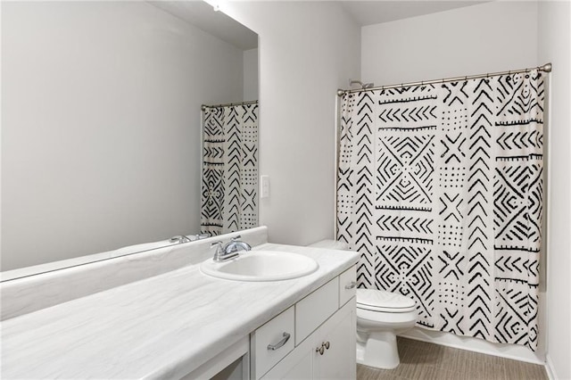 187 Lyndhurst Dr, Bethlehem, GA 30620 - full bath with vanity, toilet, and curtained shower