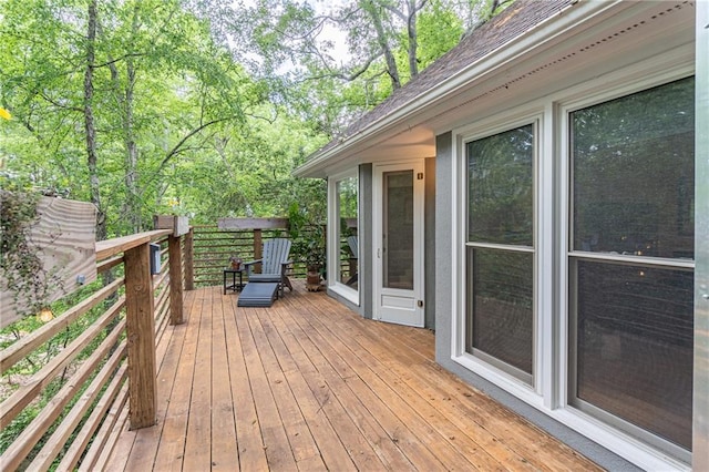 view of deck