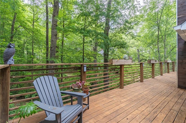 view of deck