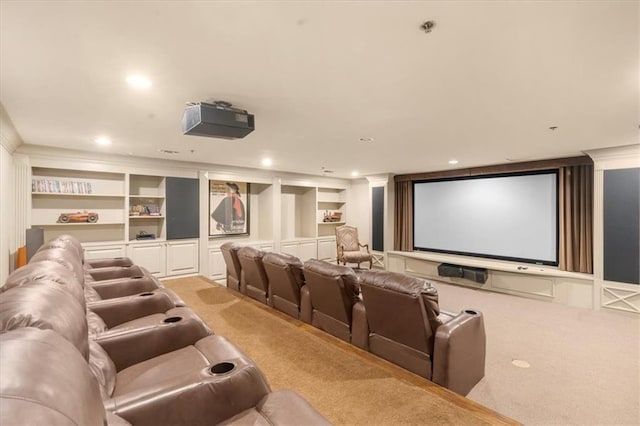 3334 Peachtree Rd NE Unit 608, Atlanta, GA 30326 - cinema with carpet, built in features, and recessed lighting