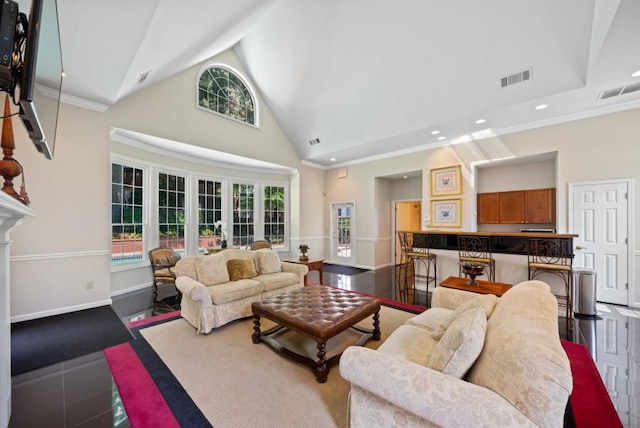 view of swimming pool with french doors and a patio