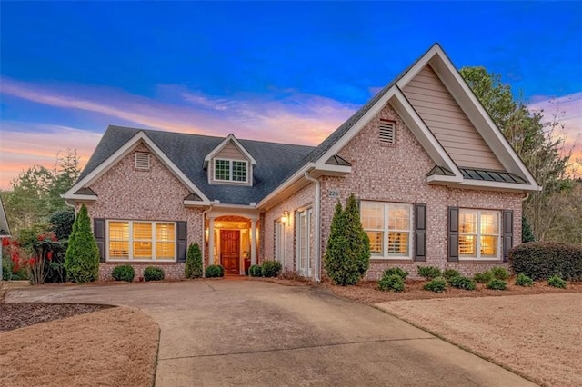 view of craftsman house