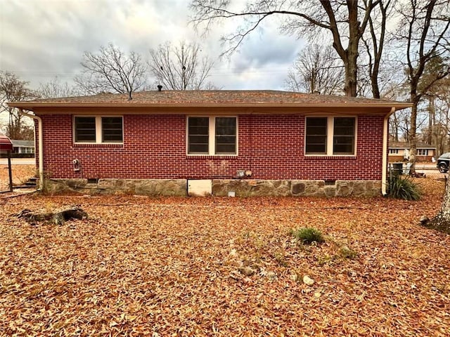 view of side of property