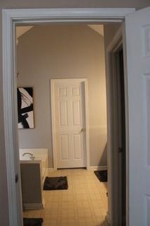5022 Cliff Top Dr, Loganville, GA 30052 - hall with baseboards