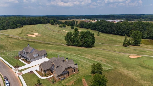 aerial view featuring a rural view