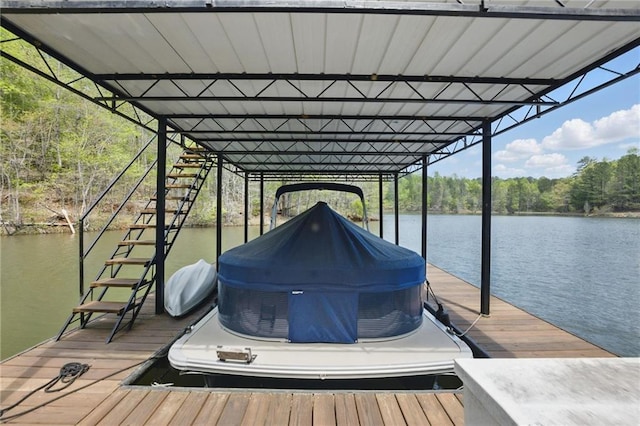 336 Toto Dr, Dawsonville, GA 30534 - view of dock featuring a water view