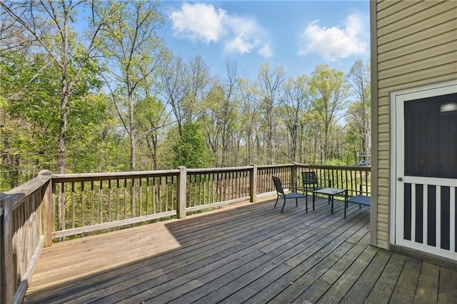 336 Toto Dr, Dawsonville, GA 30534 - view of wooden deck