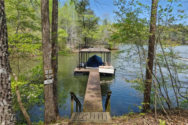336 Toto Dr, Dawsonville, GA 30534 - view of dock featuring a water view