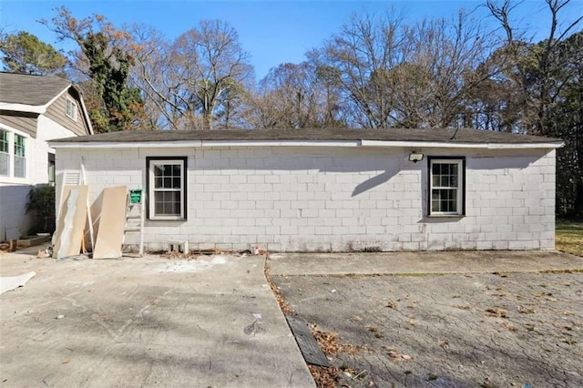 back of property featuring a patio