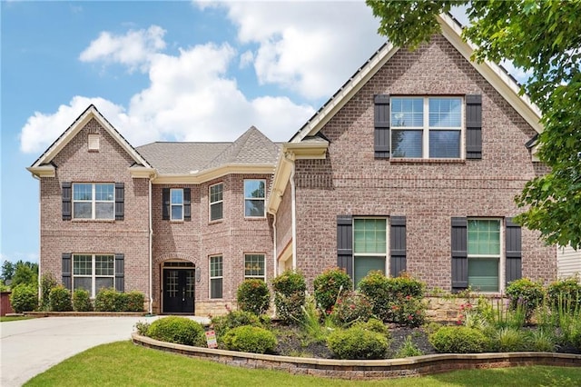 915 Elmsbrook Ln, Alpharetta, GA 30004 - view of front of house featuring brick siding and french doors