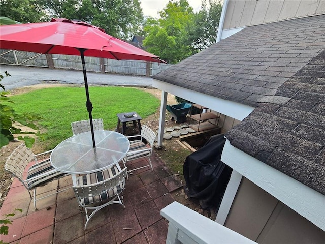 1297 Tree Creek Ct, Clarkston, GA 30021 - view of patio / terrace featuring outdoor dining space