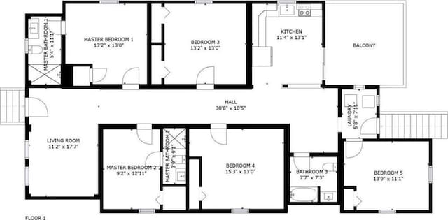 480 James P Brawley Dr NW, Atlanta, GA 30318 - floor plan
