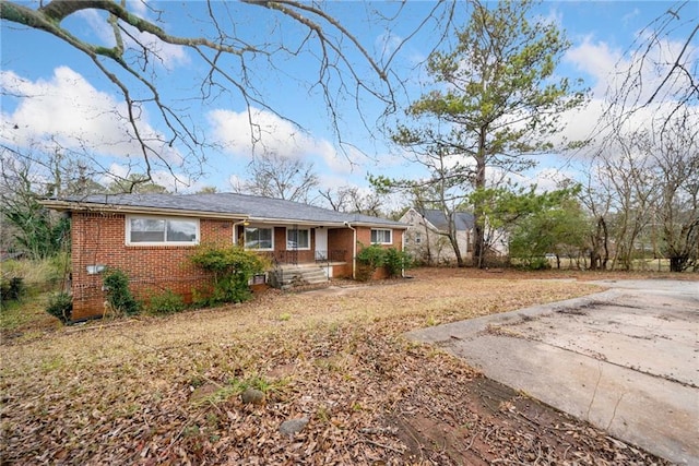 view of ranch-style house