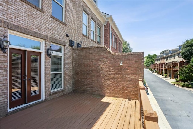 345 Alderwood Ln, Sandy Springs, GA 30328 - deck featuring french doors