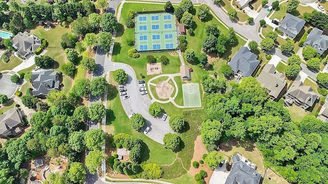 6721 Moondancer Ct, Flowery Branch, GA 30542 - aerial perspective of suburban area