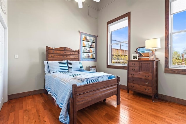 5097 Peachtree Rd Unit I, Atlanta, GA 30341 - bedroom featuring baseboards and light wood-style flooring