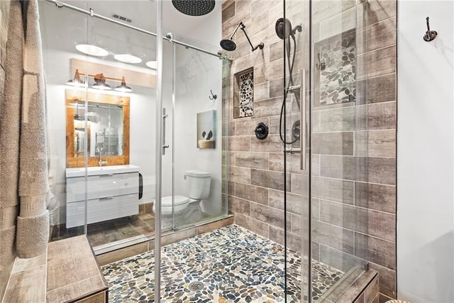 5097 Peachtree Rd Unit I, Atlanta, GA 30341 - bathroom with a stall shower and vanity