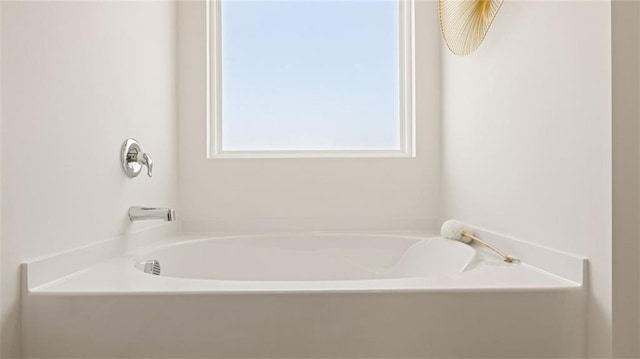 bathroom with a bathing tub