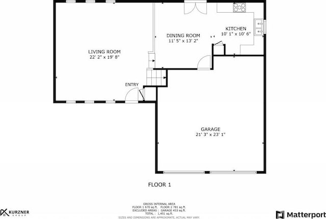 1169 Oaks Pl, Stone Mountain, GA 30083 - view of home floor plan