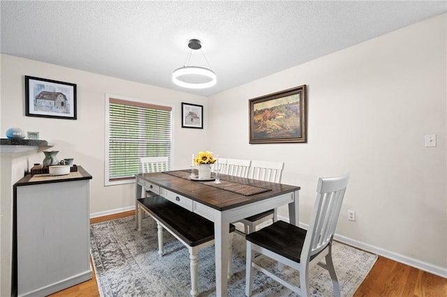 69 Due W Pass, Dallas, GA 30157 - dining room with a textured ceiling, light wood finished floors, and baseboards