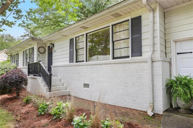 3357 Pretty Branch Dr SE, Smyrna, GA 30080 - view of property exterior with brick siding and crawl space