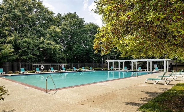 view of pool