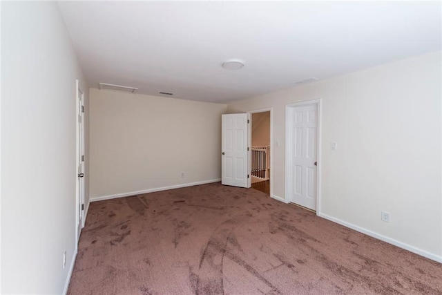 unfurnished bedroom featuring carpet floors