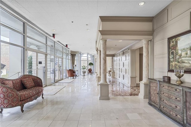 view of community lobby